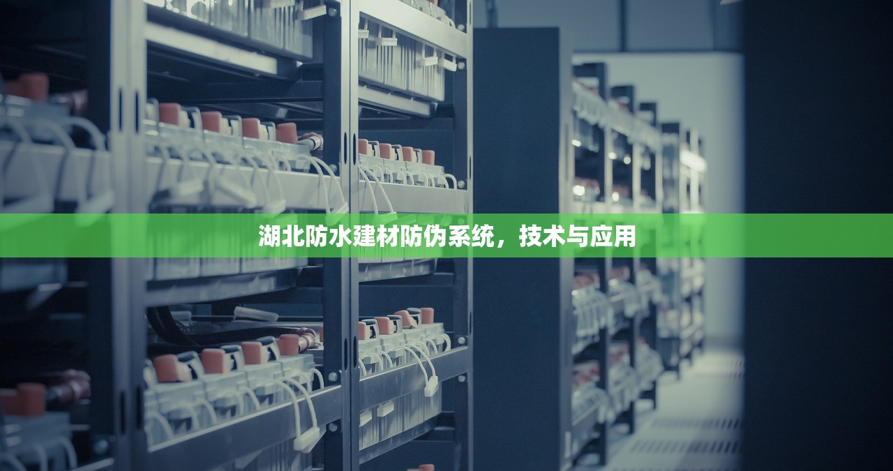 湖北防水建材防伪系统，技术与应用