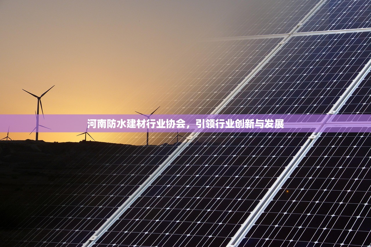河南防水建材行业协会，引领行业创新与发展