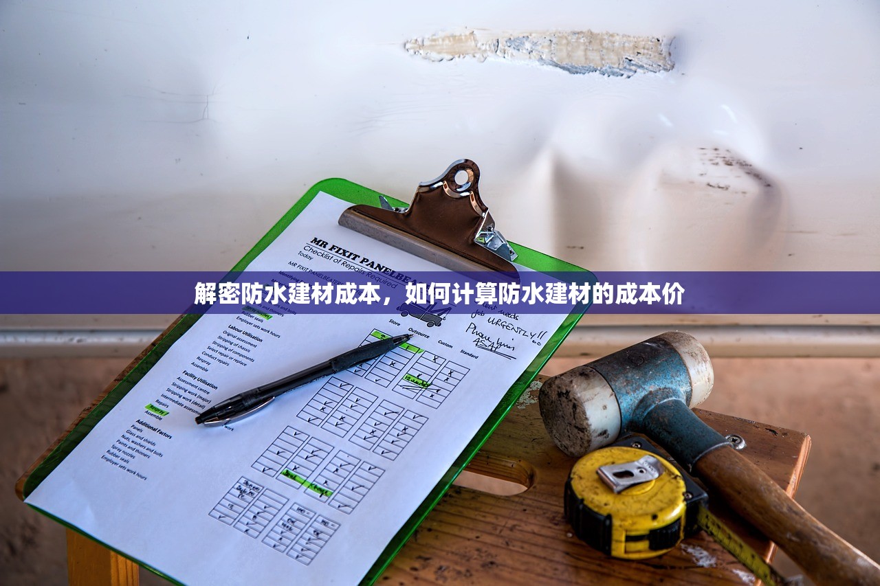 解密防水建材成本，如何计算防水建材的成本价