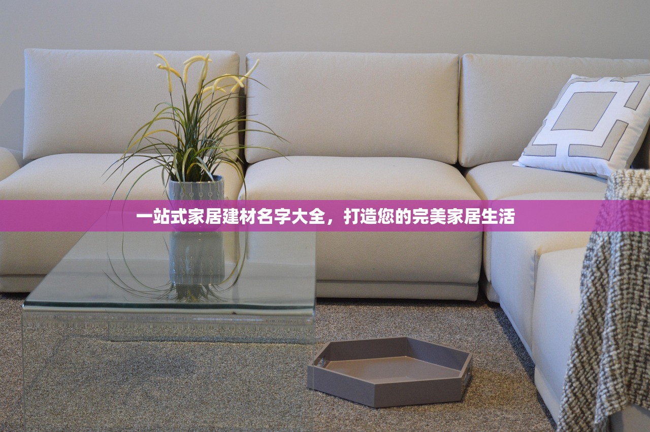 一站式家居建材名字大全，打造您的完美家居生活