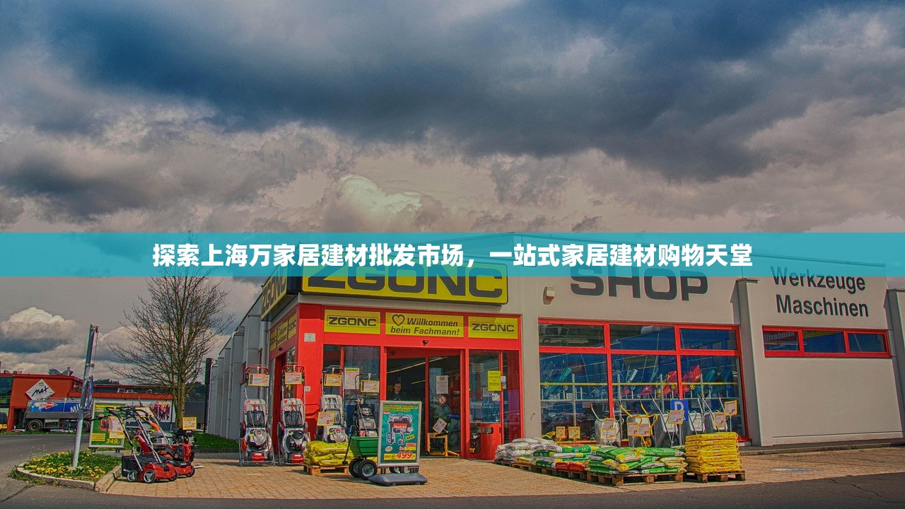 探索上海万家居建材批发市场，一站式家居建材购物天堂