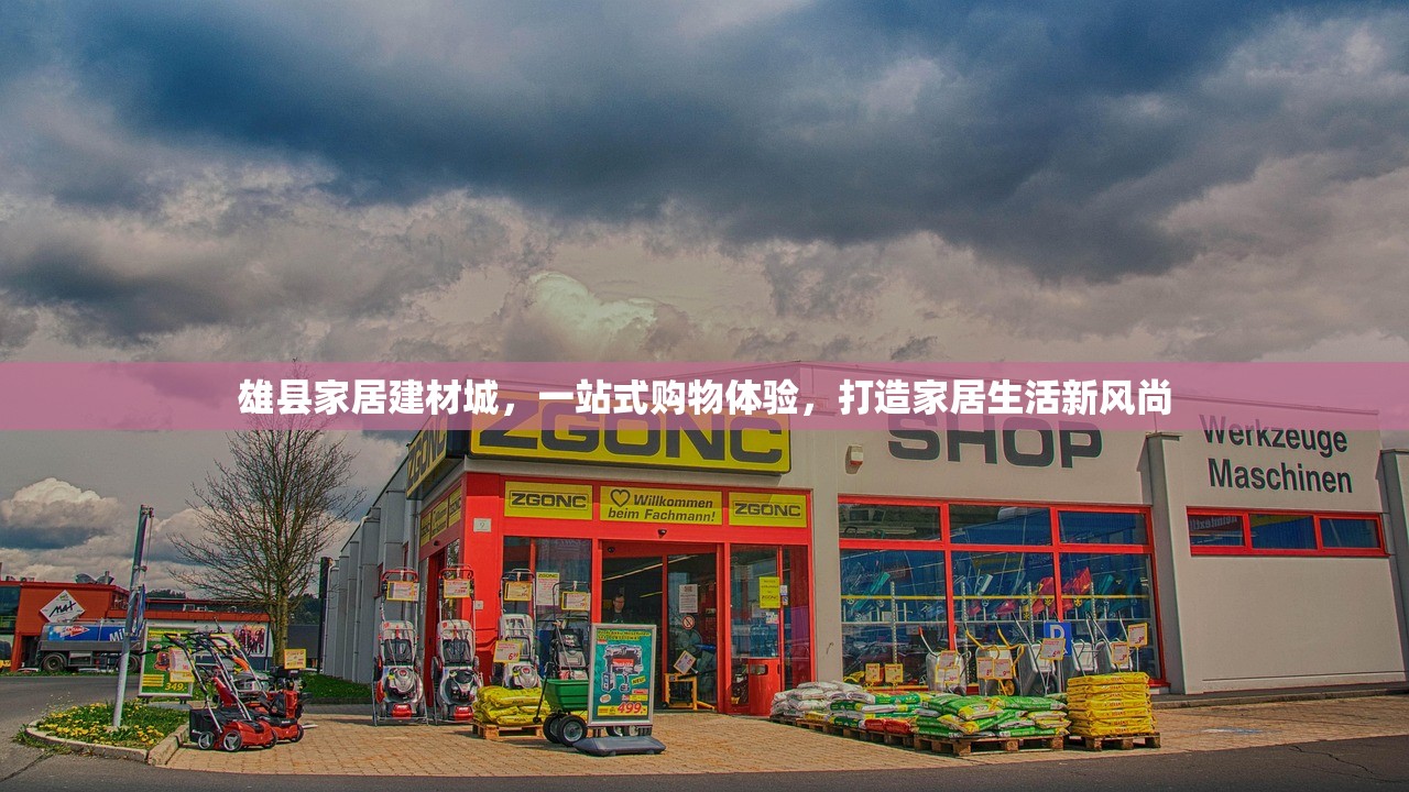 雄县家居建材城，一站式购物体验，打造家居生活新风尚