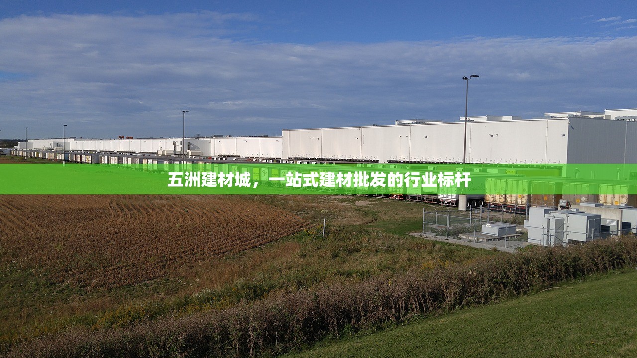 五洲建材城，一站式建材批发的行业标杆