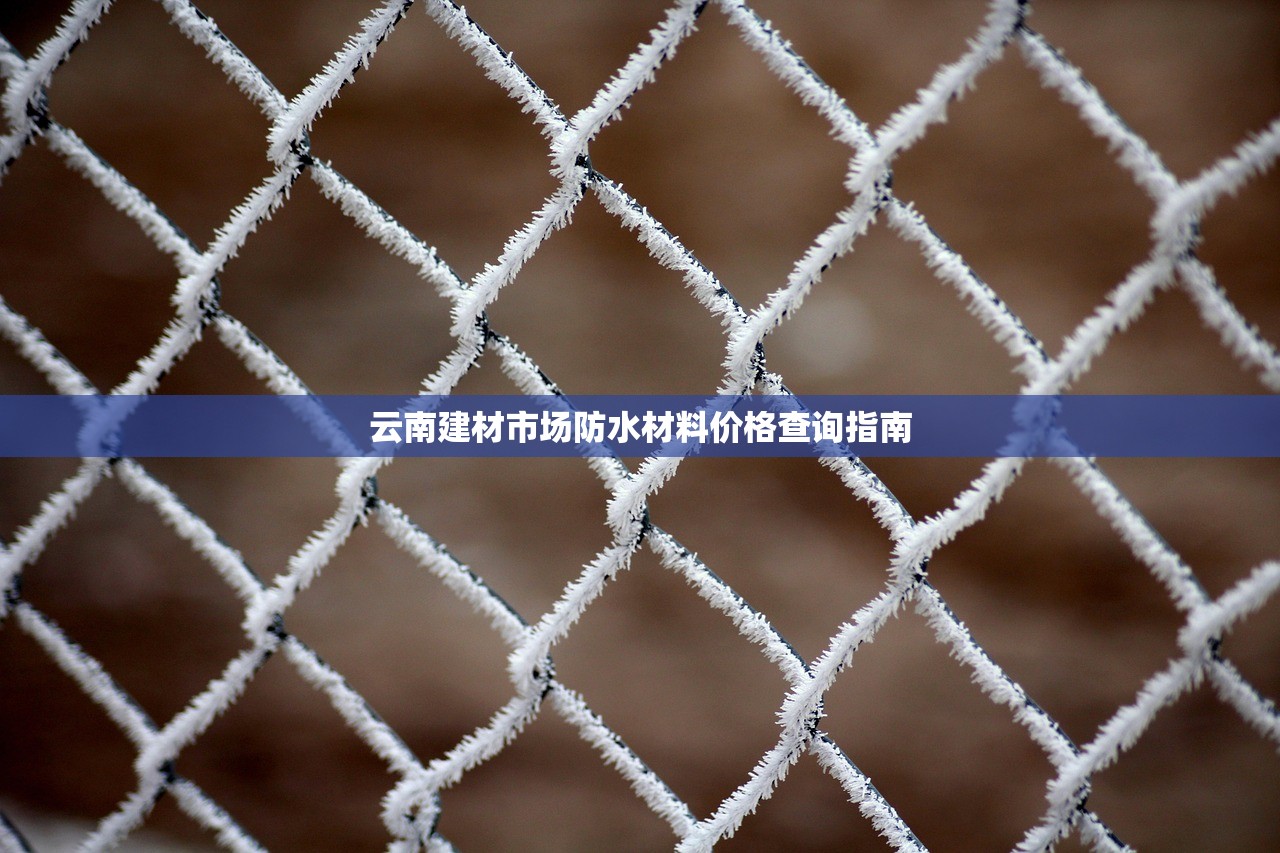 云南建材市场防水材料价格查询指南
