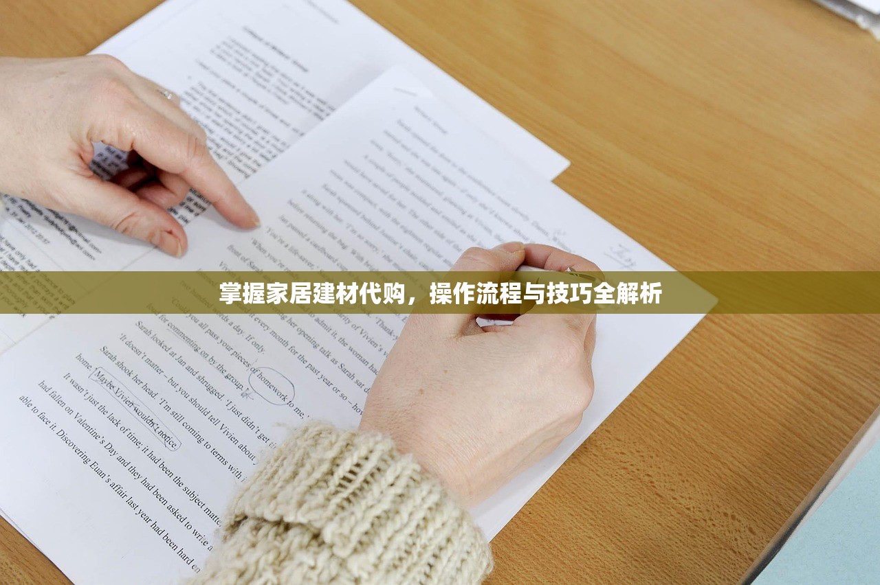 掌握家居建材代购，操作流程与技巧全解析