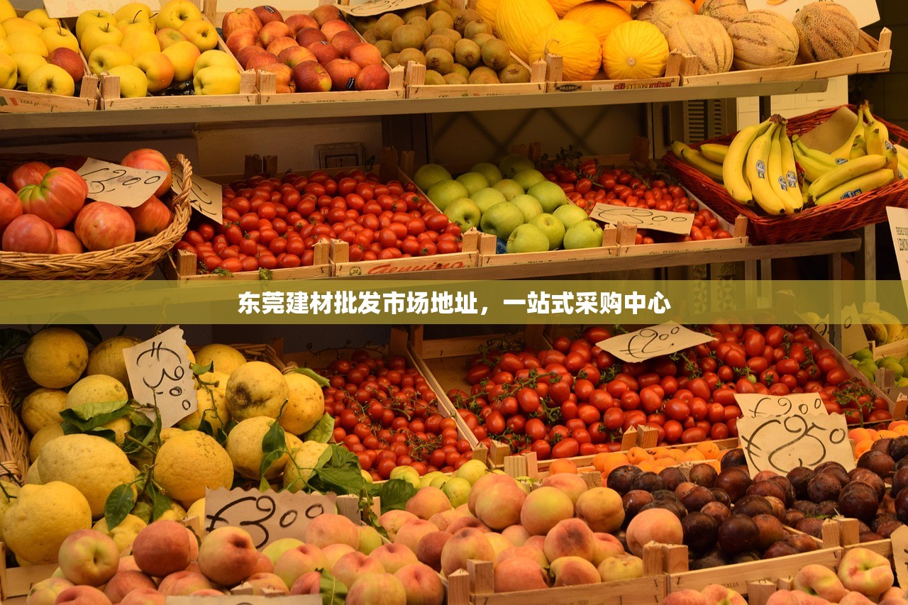 东莞建材批发市场地址，一站式采购中心