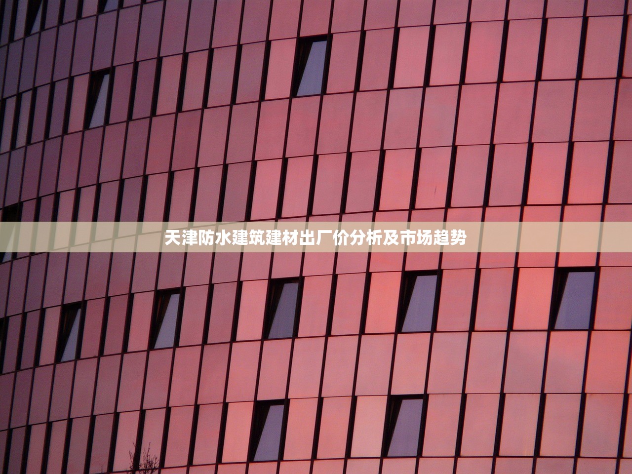 天津防水建筑建材出厂价分析及市场趋势