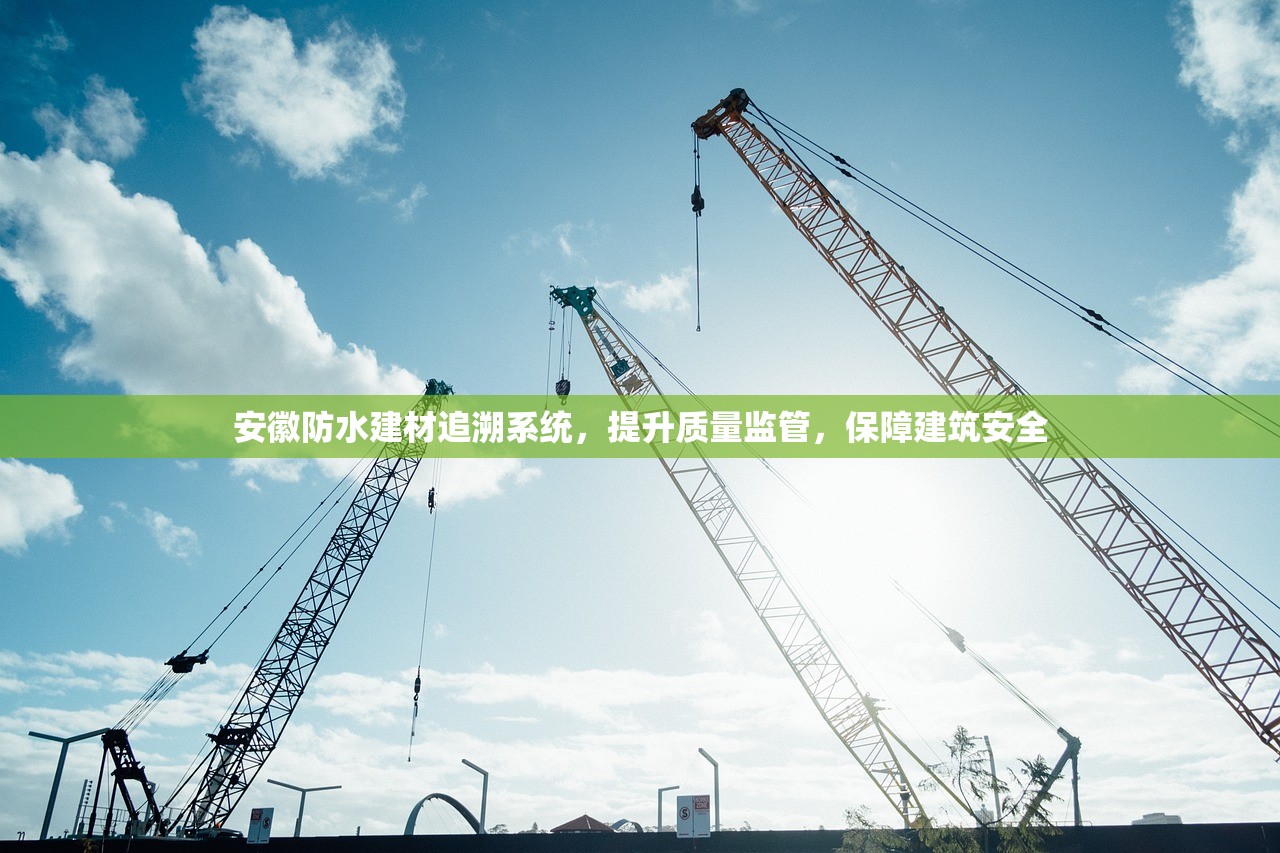 安徽防水建材追溯系统，提升质量监管，保障建筑安全