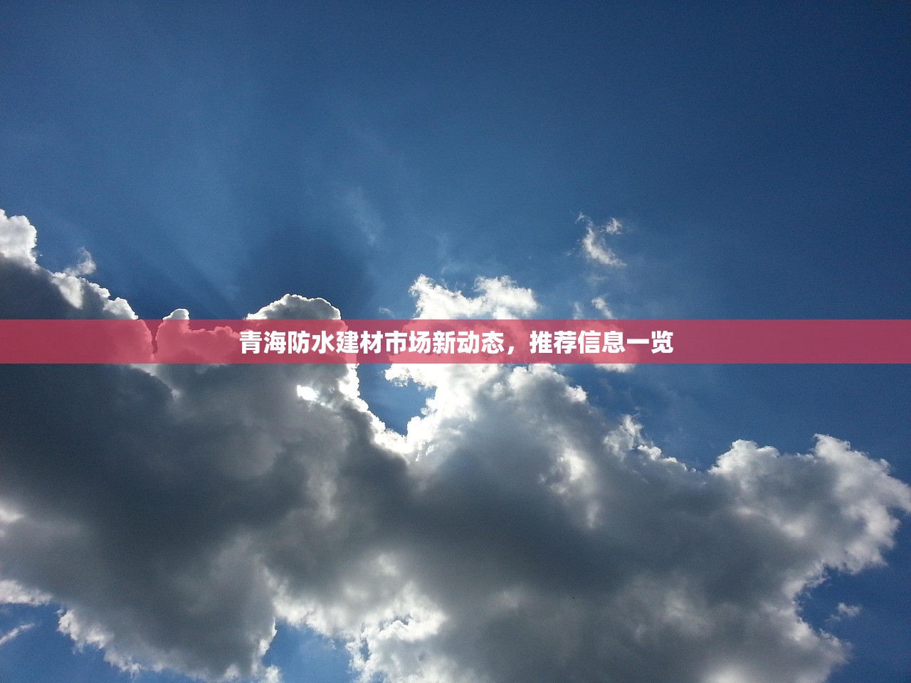 青海防水建材市场新动态，推荐信息一览